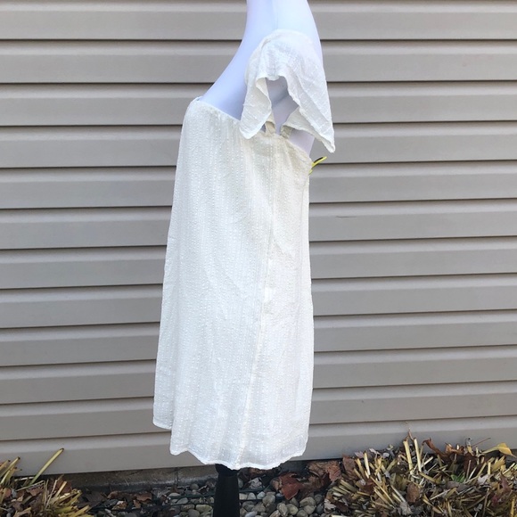 NWT O'Neill Dutch Cream Off-the-Shoulder Dress - Picture 10 of 11